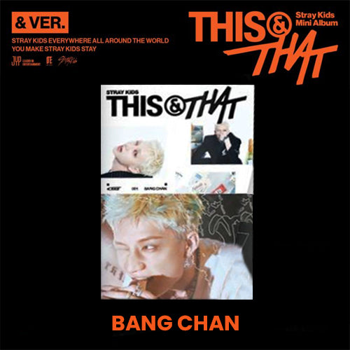Stray Kids THIS & THAT (& Ver.) 001 Bang Chan verzió – albumborító