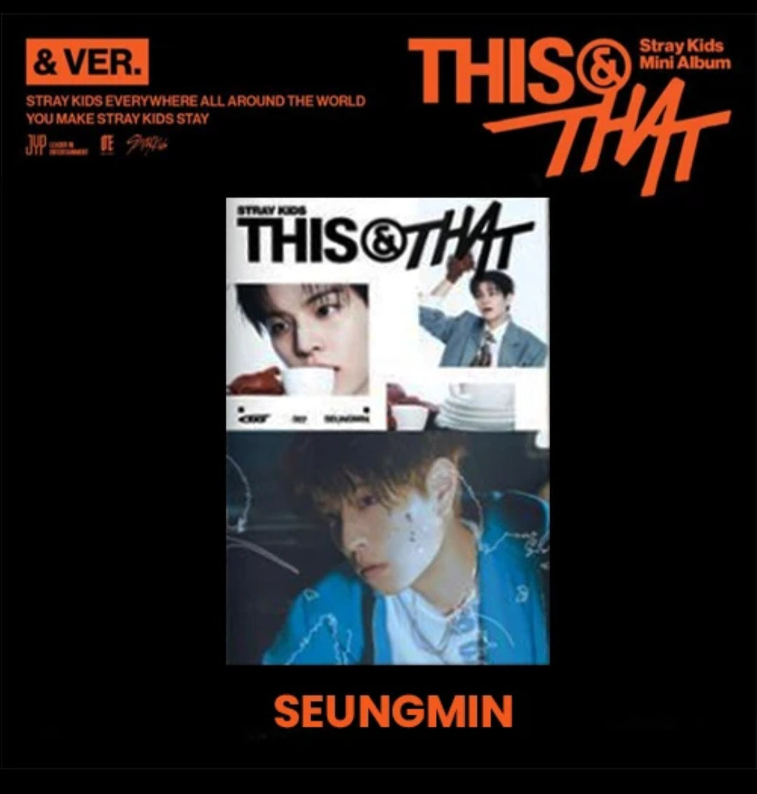 Stray Kids THIS & THAT (& Ver.) 007 Seungmin verzió – albumborító