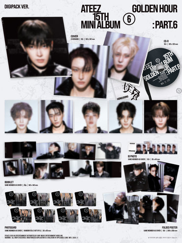 GOLDEN HOUR : Part.6 DIGIPACK Ver. tartalom